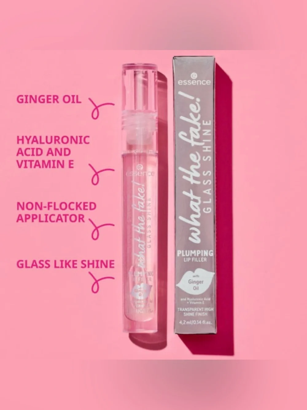 essence What the Fake! Glass Shine Plumping Lip Filler